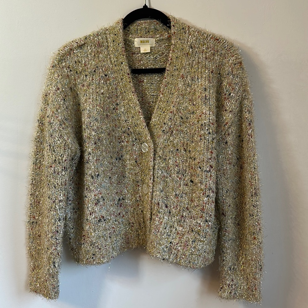 Sparkly Maeve Anthropologie Cardigan